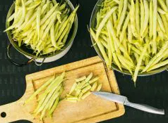 Dwarf French yellow bean "Berggold" - 30 Seeds