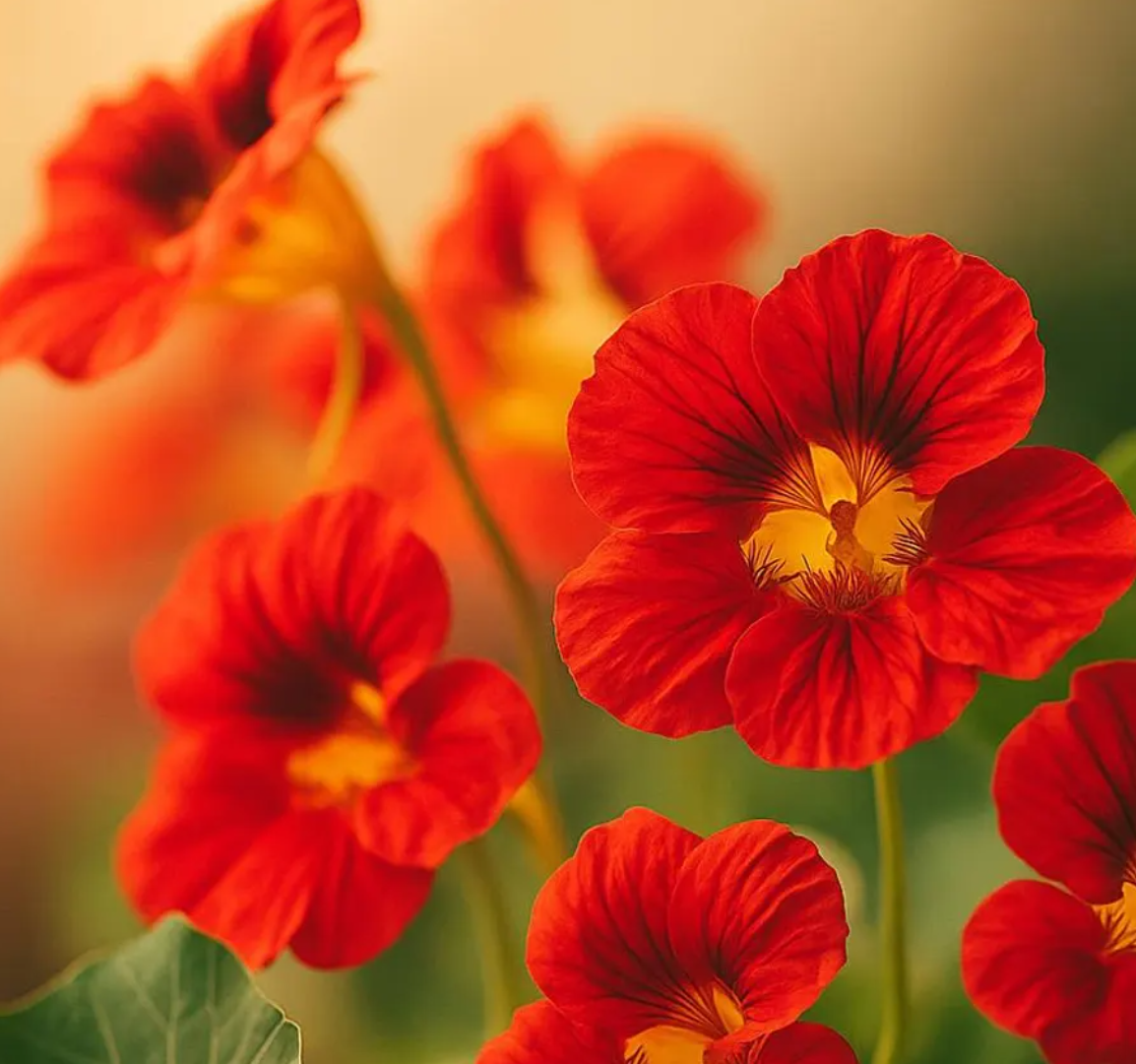 Nasturtium (Tropaeolum majus) Cherrelle 20 Seeds