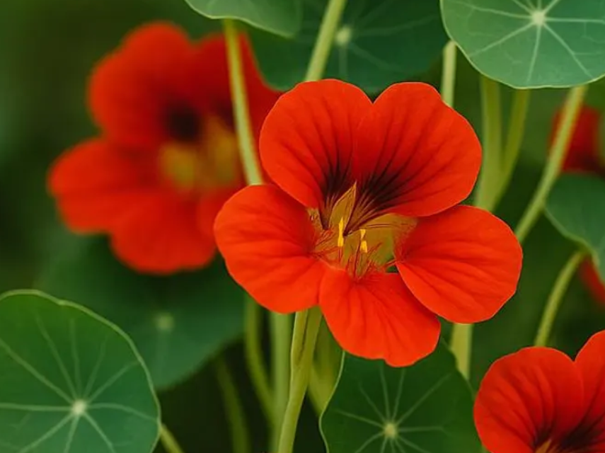 Nasturtium (Tropaeolum majus) Spitfire 20 Seeds