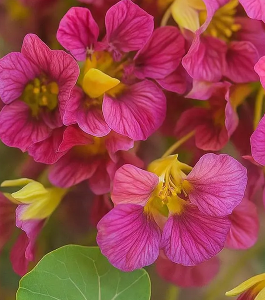 Nasturtium (Tropaeolum majus) Purple Emperor 20 Seeds