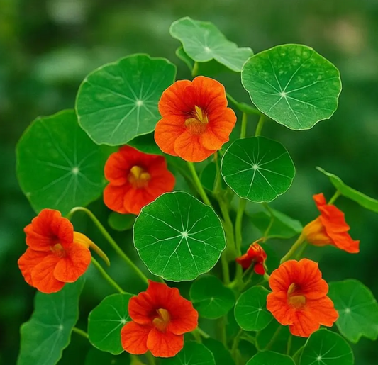 Nasturtium (Tropaeolum majus) Indian Chief 20 Seeds