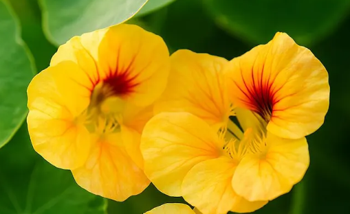 Nasturtium (Tropaeolum majus) Dwarf Apricot 20 Seeds