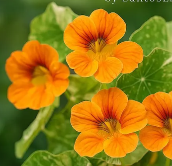 Nasturtium (Tropaeolum majus) Alaska Salmon 20 Seeds
