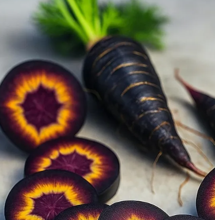 Black Nebula Carrot 80 Seeds