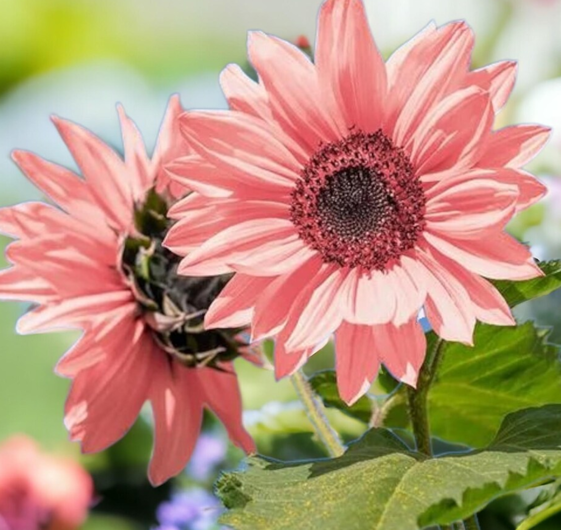 Sunflower ( Helianthus ) Pink Blush 25 Seeds